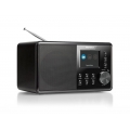 Karcher DAB 3000 Digitalradio (DAB+ / UKW-RDS, AUX-IN, Wecker mit Dual-Alarm) schwarz