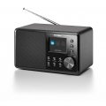 Karcher DAB 3000 Digitalradio (DAB+ / UKW-RDS, AUX-IN, Wecker mit Dual-Alarm) schwarz