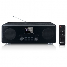 More about Lenco DAR-061BK - DAB+ - FM-Radio mit CD-Player und Bluetooth- 2 x 10 Watt RMS - 2,8" Farbdisplay - Fernbedienung - Schwarz