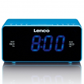 More about Lenco CR-520BU - Stereo FM-Radiowecker mit USB-Port - Blau