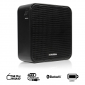 Audio Affairs PR 001 BK mobiles Bluetooth-Steckdosenradio Plug Radio Schwarz, 4in1 UKW-Radio, Bluetooth-Lautsprecher, Freisprech