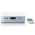 Lenco KCR-200WH - DAB+/FM-Küchenradio mit Bluetooth, Licht und Timer - Weiß