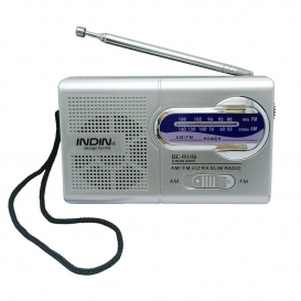 More about INDIN BC-R119 AM / FM-Dualband-Mini-Radioempfänger, tragbarer Player Eingebauter Lautsprecher mit 3,5-mm-Standardkopfhörerbuchse