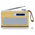 Lenco PDR-040 tragbares DAB+ Radio - Bluetooth 5.0 - PLL FM - 5 Speichertasten - Uhr und Weckfunktion - 3 Watt RMS - 2000mAh Akk