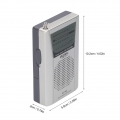 INDIN BC-R60 AM FM Batteriebetriebener tragbarer Taschenradio Mini-Radio-Musikplayer Betrieb mit 2 AA-Batterie-Funklautsprecher 