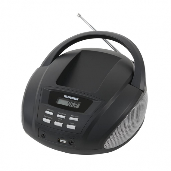 Telefunken Radio R1008M, MP3, USB, Farbe: Schwarz