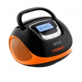 tragbares Radio Stereoanlage orange Hornet UKW / MW-Radio USB