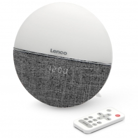 More about Lenco CRW-4GY - FM-Radiowecker und Wake-Up Light met Bluetooth - Grau