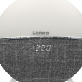 Lenco CRW-4GY - FM-Radiowecker und Wake-Up Light met Bluetooth - Grau