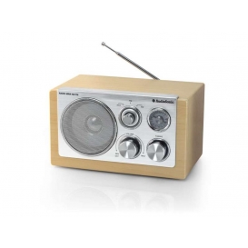 More about AudioSonic Retro- Radio UKW/MW MP3-fähig Buche-Optik Aux-IN RD-1540
