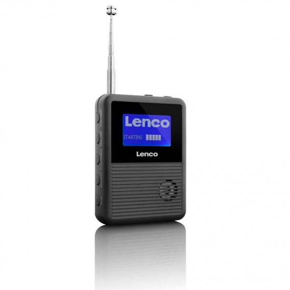 Lenco DAB+ Taschenradio PDR-04 Schwarz