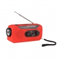 Aufziehbares Solarradio Notfall-Solarradio Kurbelbetriebenes Radio mit wiederaufladbarem Akku -Alarm AM/FM Helle Taschenlampe Ko