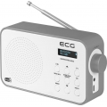 ECG RD 110 DAB+/FM Radio, Weiß, Alarmauswahl: Signal/Radio