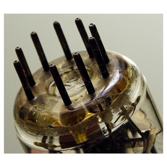 PF83 Pentode. Eine Vakuum-Elektronenröhre von Telefunken, mit Raute. ID20123