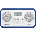 Sangean PR-D19, tragbares Radio, UKW und MW,  weiß-dunkelblau