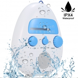 More about Wasserdichtes Duschradio – Wireless Mini tragbare Dusche Radio Lautsprecher mit USB und TF-Kartenanschluss & 96-Bit High Definit