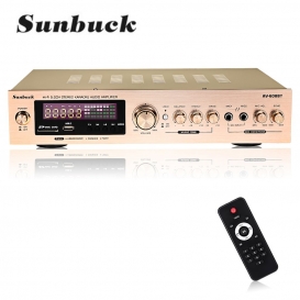 More about SUNBUCK Verstärker bluetooth V5.0, Audio Stereo Musik 2.0 Kanal HiFi Endstufe Eingebauter Netzteil FM USB Empfänger für PC Handy