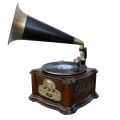 Soundmaster NR917 Grammophon Nostalgie Stereo-Anlage mit Plattenspieler Encoding