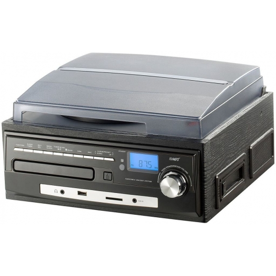auvisio Stereoanlage MHX-550.LP Musikplayer und Digitalisierer für Schallplatten, CD, MC Kassetten, MP3, USB, SD - PLUS GRATIS R