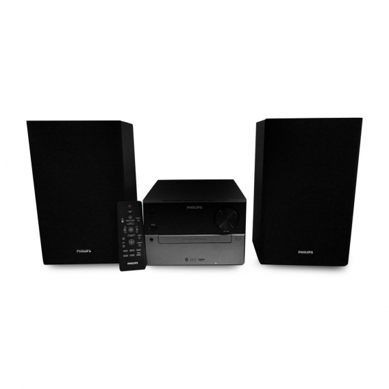 - Philips BTM2335 Kompaktanlage (Micro Set, Schwarz, Silber, AC, MP3, F