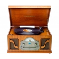 Lauson ivx22 klassischer Plattenspieler aus Holz cd radio digitale aufnahme mp3 bluetooth vinyl