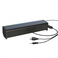 HXSJ Q9 3,5-mm-Computerlautsprecher mit RGB-Licht, 10 W, Soundbar, Heimkino, PC-Soundbar, Surround-Soundbox, USB-betrieben fuer 