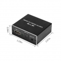 HDMI Stereo Audio Extractor Konverter 4K * 2K HDMI zu HDMI + Optisches SPDIF 3,5 mm