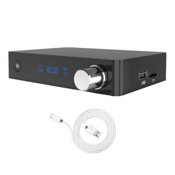 AUX-Audio-Sender-Empfänger Kabelloser Audio-Adapter mit niedriger Latenz Kabelloser Adapter 3,5-mm-AUX-Buchse Bluetooth 5.0 für 