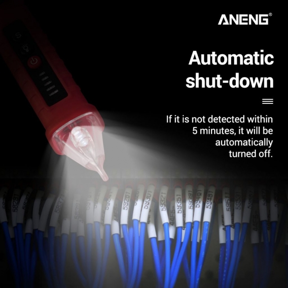 ANENG VD802 Beruehrungslose AC Spannungspruefer Tester Meter 12 V-1000 V Stift Stil Elektrische Anzeige LED Ausgangsspannung Dec