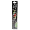IOIO Neon-Knicklicht-Trinkhalme FLS 30106 6er Pack
