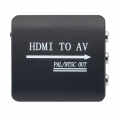 HDMI Zu 3 Composite RCA AV CVBS S Video R / L Audio Konverter Adapter Upscaler