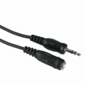 Audio-Kabel 3,5mm-Klinken-Stecker/Kupplung Stereo 5m