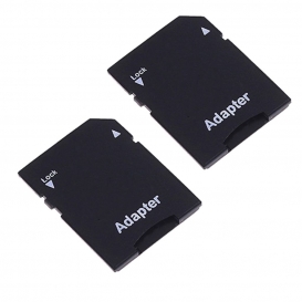 More about 2 Stück Micro SD TransFlash TF-Karte auf SD SDHC-Speicherkarten-Adapter-Konverter
