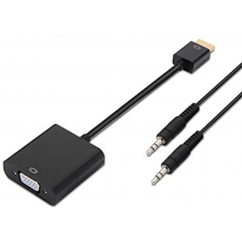 More about AISENS A122-0126 - HDMI zu SVGA Konverter (Buchse 3.5/H, 10cm+1m für den Anschluss eines VGA Displays) Farbe schwarz