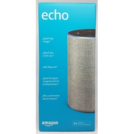 More about Amazon Echo 2. Gen., Smarthome, Sprachsteuerung, Hellgrau Stoff, generalüberholt