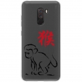 PhoneNatic Case kompatibel mit Xiaomi Pocophone F1 Silikon-Hülle Tierkreis Chinesisch M9