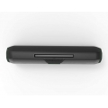morgan's BT22L portable Boombox - Bluetooth Lautsprecher 10 Watt Dual schwarz mit FM Radio, 7 farbige LED Animation, Freisprechf