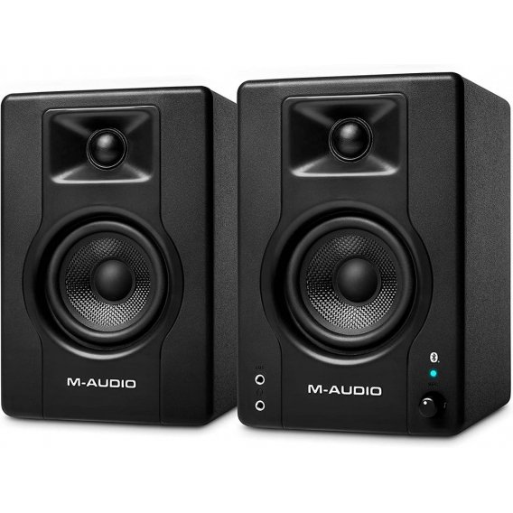 M-Audio BX3 BT - 3.5-Zoll 120W Bluetooth-Studiomonitore PC/Regal-Lautsprecher für Musikproduktion, Gaming, Streaming, Podcasting