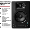 M-Audio BX3 BT - 3.5-Zoll 120W Bluetooth-Studiomonitore PC/Regal-Lautsprecher für Musikproduktion, Gaming, Streaming, Podcasting