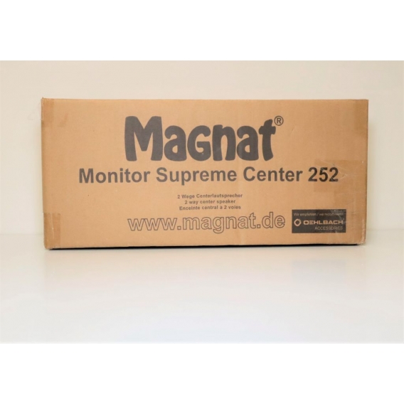 Magnat Monitor Supreme C 252, Centerlautsprecher, 2 Wege, schwarz, 1 Stück