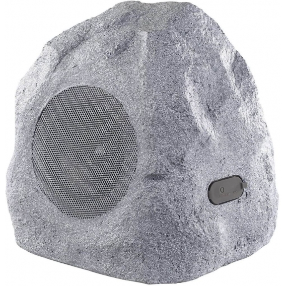 auvisio Gartenlautsprecher MSS-430.rock Garten- und Outdoor-Lautsprecher Stein-Design Bluetooth IPX4