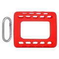 Lautsprecher-Silikonhülle mit Bergsteigerring Bunter Bluetooth-Lautsprecher für Go3 Farbe rot