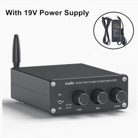 More about Linuode 19V Audio BT20A Bluetooth TPA3116D2 Sound Power Amplifier 100W Mini HiFi Stereo Audio Klasse D Amp Bass Höhen für Lautsp