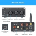 Linuode 19V Audio BT20A Bluetooth TPA3116D2 Sound Power Amplifier 100W Mini HiFi Stereo Audio Klasse D Amp Bass Höhen für Lautsp