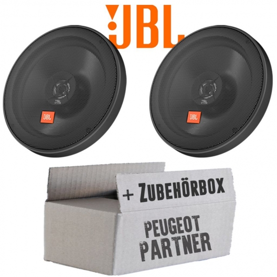 JBL STAGE2 624 | 2-Wege | 16,5cm Koax Lautsprecher - Einbauset für Peugeot Partner - justSOUND