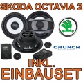 Lautsprecher Heck - Crunch GTi6.2C - 16,5cm 2-Wege System für Skoda Octavia 2 - justSOUND