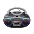 Denver Boombox mit CD-Player & Radio TCL-212BT, USB, Bluetooth, MP3, AUX, Farbe: Schwarz