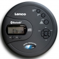 Lenco CD-300BK - Tragbarer Bluetooth CD-MP3-Player mit Anti-Shock - Schwarz