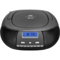 ECG CDR 500 Titan CD-Radio – CD, CD-R/RW, MP3, FM Radio, 20 Tuner-Vorwahlen, LCD-Display, Uhr (im Modus Stand-by), AUX-Eingang, 