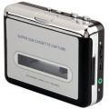 USB Audio Cassette Tape Converter to MP3 CD Player PC (Silver)